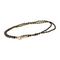 Serpentine Delilah Necklace - Black Pearls & Garnet