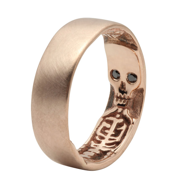 Skeleton Memento Mori - 14K, 18K, 10K, Silver & Platinum