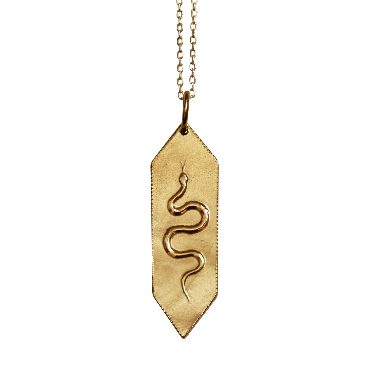 Ancient Honey - Golden Serpent Pendant